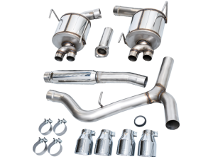 Subaru WRX Performance Exhaust - AWE Tuning - Cat-Back Touring - Chrome Silver - `22-`27